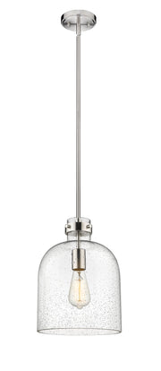 Pearson 1 Light Pendant, 13-13.5" Tall in Brushed Nickel