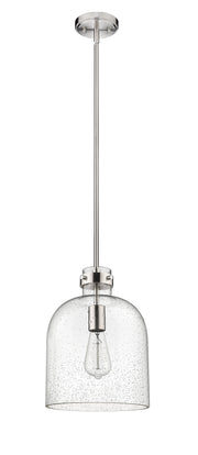 Pearson 1 Light Pendant, 13-13.5" Tall in Brushed Nickel