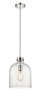 Pearson 1 Light Pendant, 13-13.5" Tall in Polished Nickel
