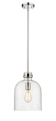 Pearson 1 Light Pendant, 13-13.5" Tall in Polished Nickel