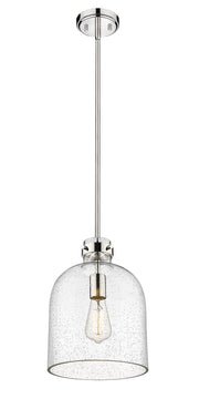 Pearson 1 Light Pendant, 13-13.5" Tall in Polished Nickel