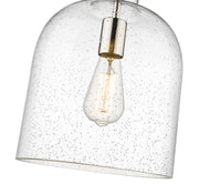 Pearson 1 Light Pendant, 13-13.5" Tall in Polished Nickel