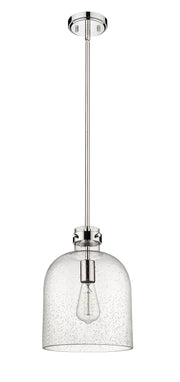 Pearson 1 Light Pendant, 13-13.5" Tall in Polished Nickel