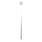 Cascade 37" Crystal Mini Pendant in Polished Nickel