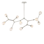 Catalyst 10-Light Linear Chandelier in Polished Nickel
