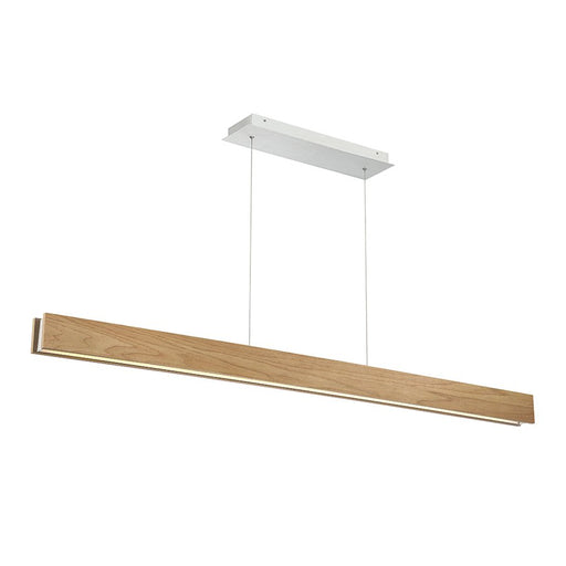 Drift 56" Linear Pendant in Walnut