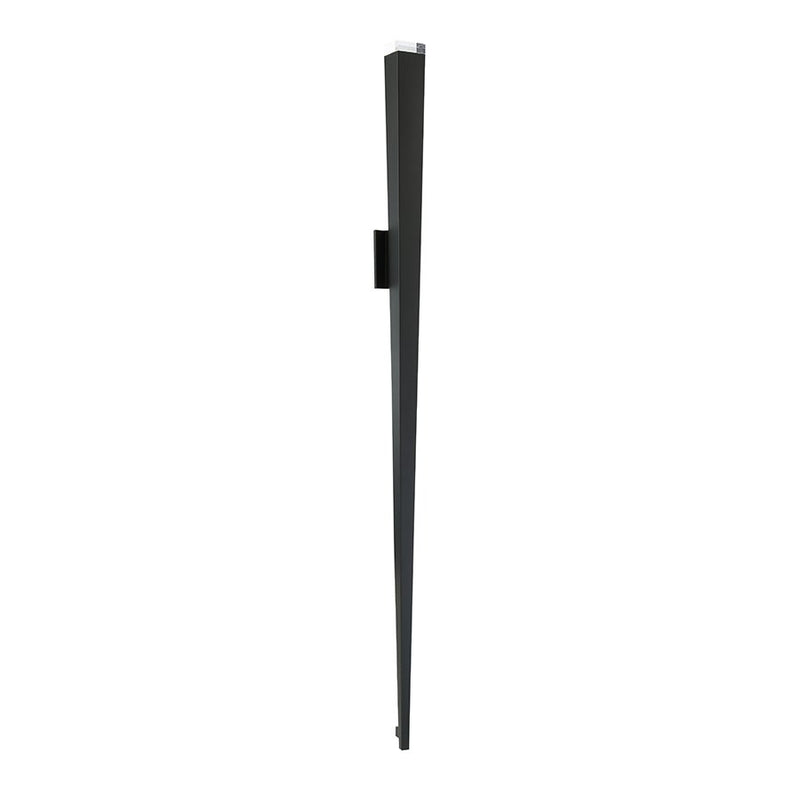 Staff 70" Outdoor Wall Sconce in Black