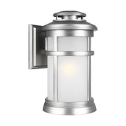 Newport Large Outdoor Wall Lantern in Painted Brushed Steel