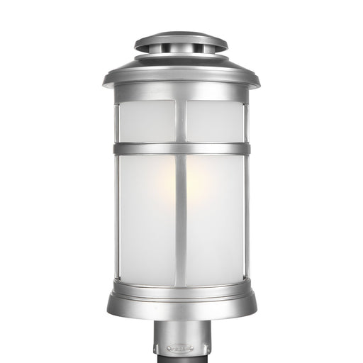 Newport Outdoor Post Light in Painted Brushed Steel