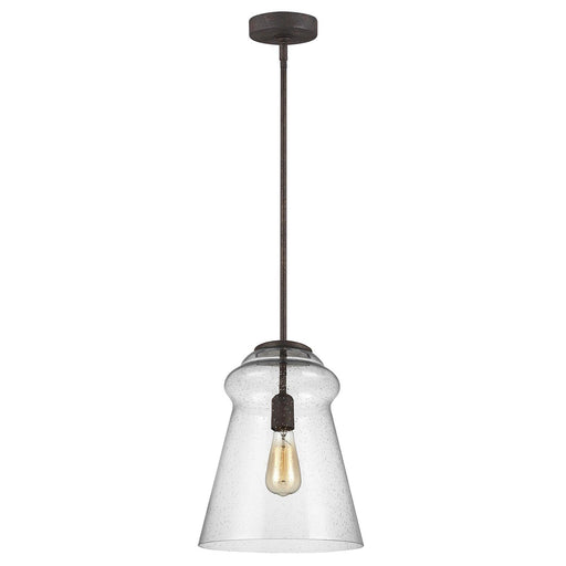 Loras Pendant in Dark Weathered Iron