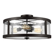 Harrow 3-Light Large Semi-Flush Mount in Oil Rubbed Bronze