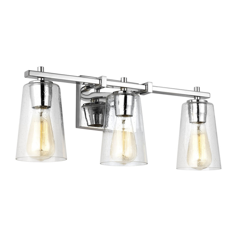 Mercer 3-Light Bath Vanity Light in Chrome