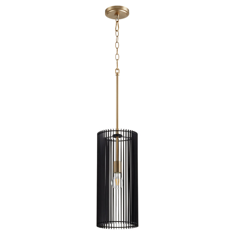 Finura Mini Pendant in Aged Brass