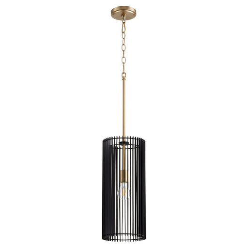 Finura Mini Pendant in Aged Brass