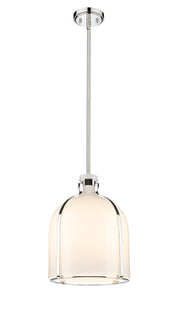 Pearson 1 Light Pendant, 16-16.5" Tall in Polished Nickel