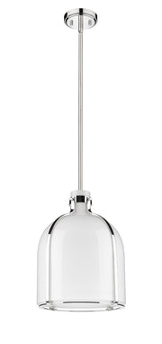Pearson 1 Light Pendant, 16-16.5" Tall in Polished Nickel