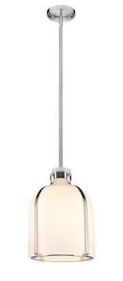 Pearson 1 Light Pendant, 13-13.5" Tall in Brushed Nickel