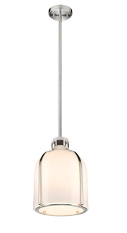 Pearson 1 Light Pendant, 13-13.5" Tall in Brushed Nickel