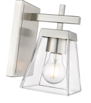 Lauren 1 Light 5" Wall Sconce in Brushed Nickel
