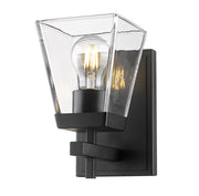 Lauren 1 Light 5" Wall Sconce in Matte Black