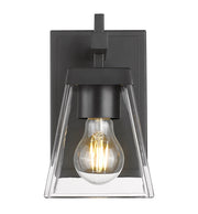 Lauren 1 Light 5" Wall Sconce in Matte Black
