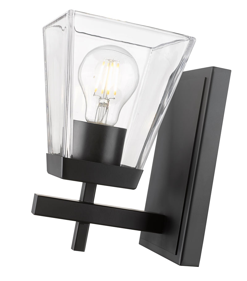 Lauren 1 Light 5" Wall Sconce in Matte Black