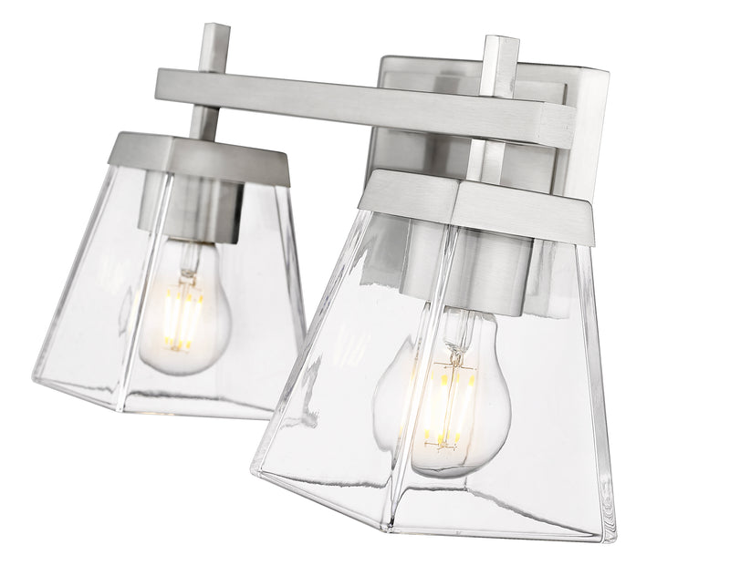 Lauren 2 Light 16" Vanity in Brushed Nickel
