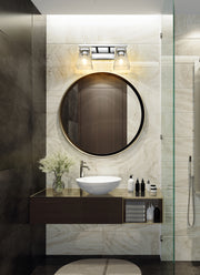 Lauren 2 Light 16" Vanity in Chrome in a room setting