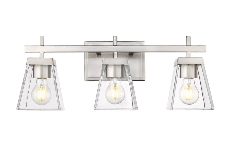 Lauren 3 Light 22" Vanity in Brushed Nickel