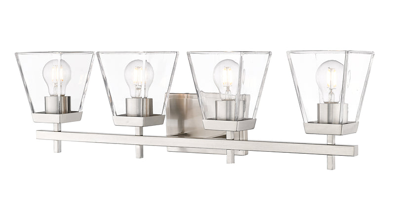 Lauren 4 Light 30.5" Vanity in Brushed Nickel