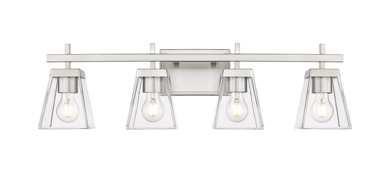Lauren 4 Light 30.5" Vanity in Brushed Nickel