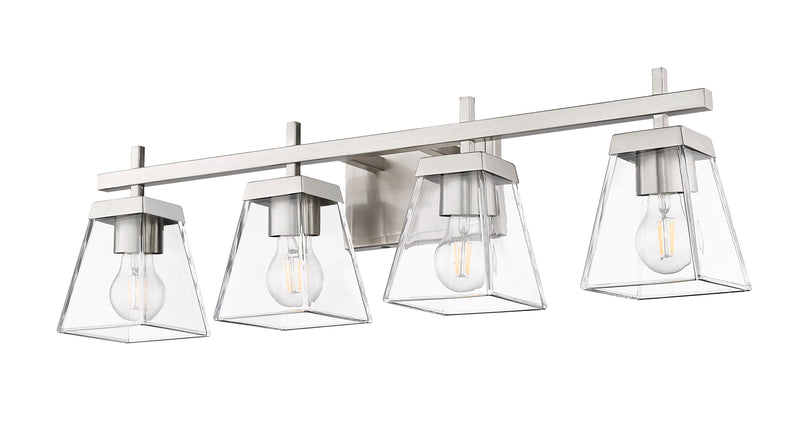 Lauren 4 Light 30.5" Vanity in Brushed Nickel
