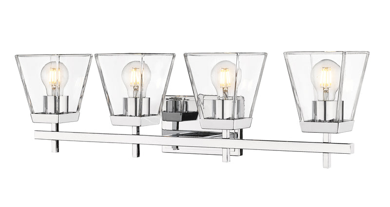 Lauren 4 Light 30.5" Vanity in Chrome