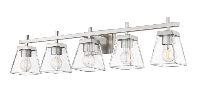 Lauren 5 Light 39" Vanity in Brushed Nickel