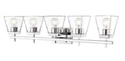 Lauren 5 Light 39" Vanity in Chrome