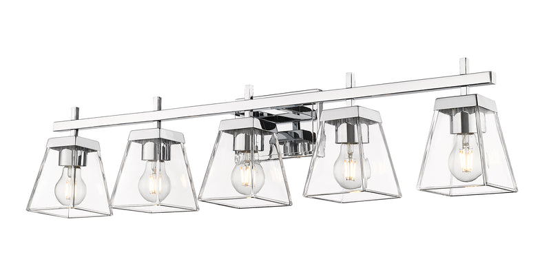 Lauren 5 Light 39" Vanity in Chrome