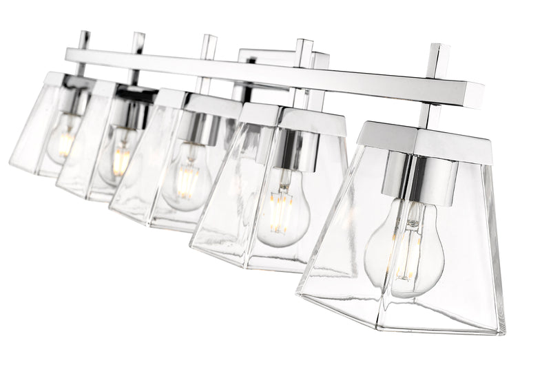 Lauren 5 Light 39" Vanity in Chrome