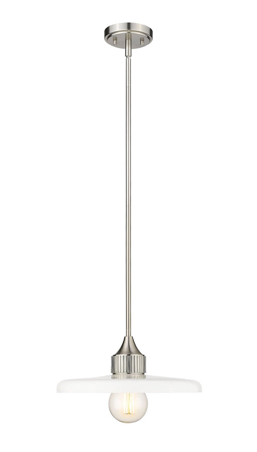 Paloma 1 Light 14" Pendant in Brushed Nickel