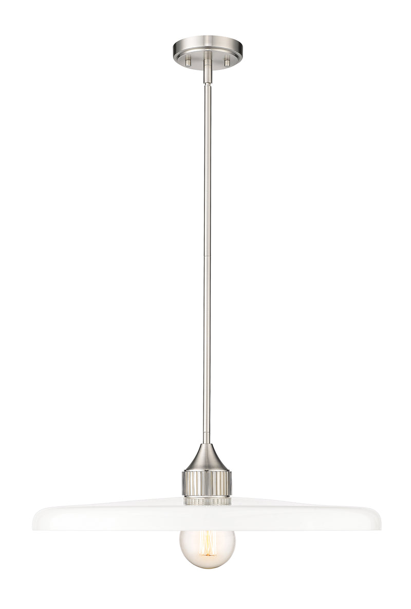 Paloma 1 Light 24" Pendant in Brushed Nickel