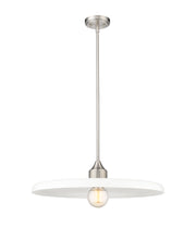 Paloma 1 Light 24" Pendant in Brushed Nickel