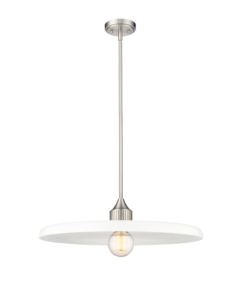 Paloma 1 Light 24" Pendant in Brushed Nickel