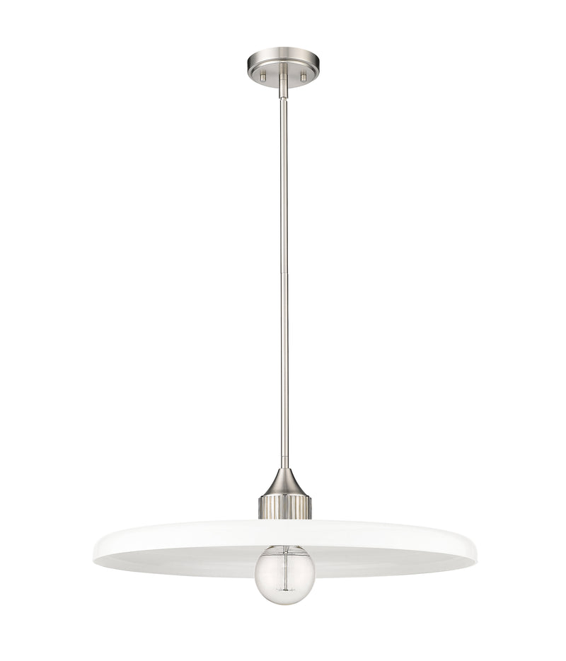 Paloma 1 Light 24" Pendant in Brushed Nickel