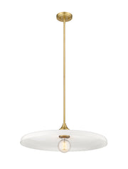Paloma 1 Light 24" Pendant in Olde Brass