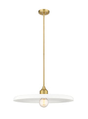 Paloma 1 Light 24" Pendant in Olde Brass