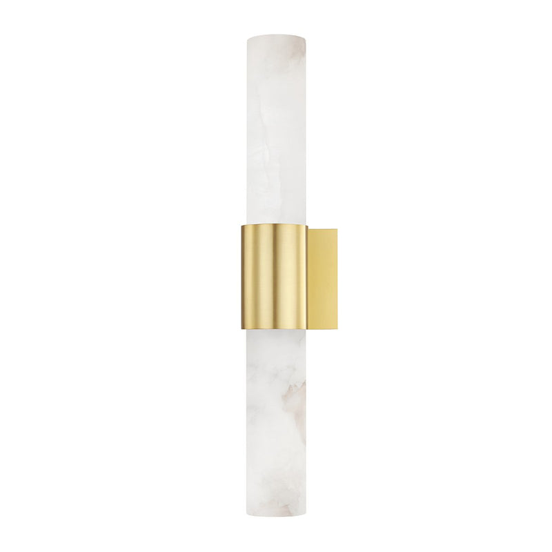 Barkley 2-Light Bath Vanity Light in Aged Brass