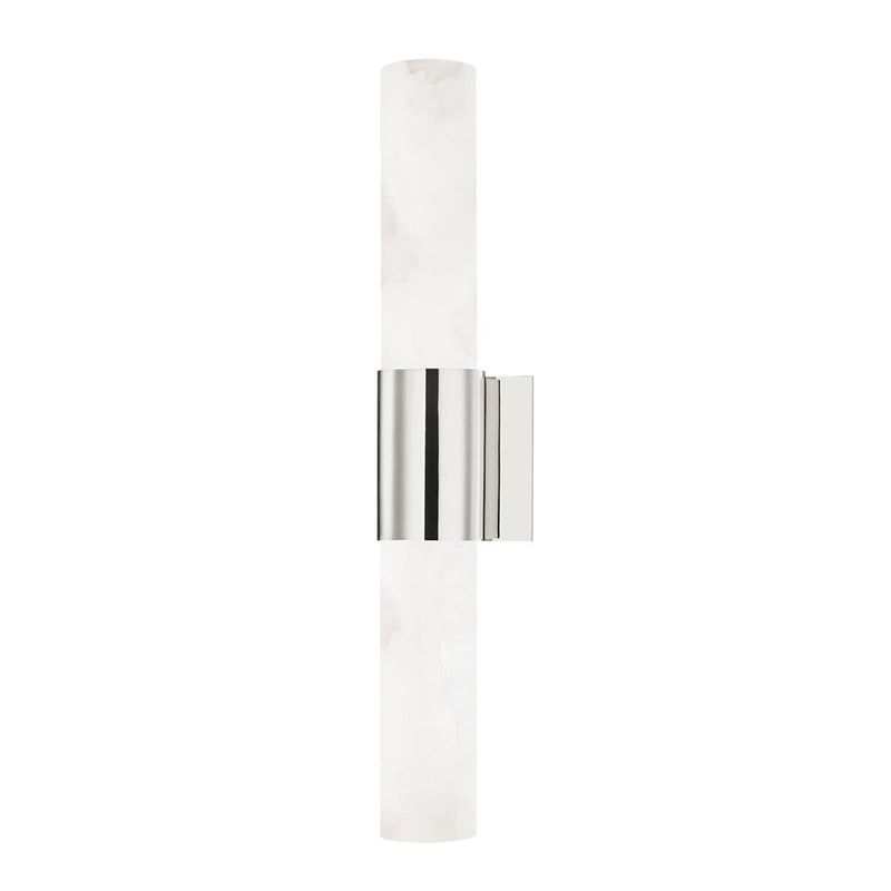 Barkley 2-Light Bath Vanity Light in Polished Nickel
