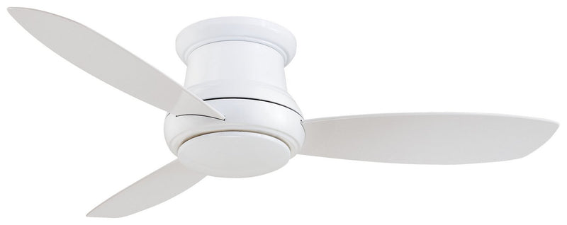 Concept II 44" LED Hugger Ceiling Fan in White
