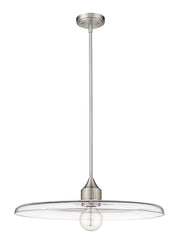 Paloma 1 Light 24" Pendant in Brushed Nickel