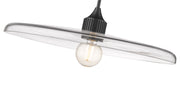 Paloma 1 Light 24" Pendant in Matte Black