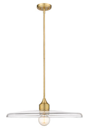 Paloma 1 Light 24" Pendant in Olde Brass